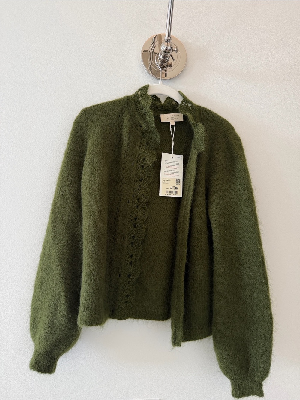 Sezane green Angie cardigan - Picture 5 of 6